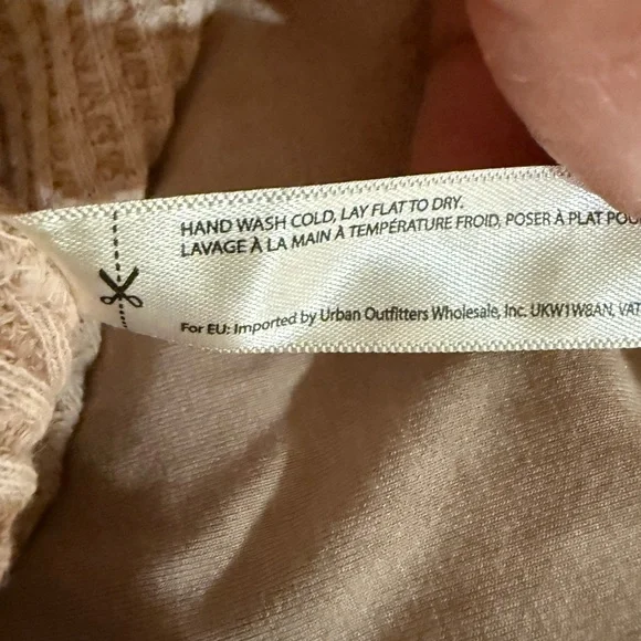 FREE PEOPLE One Thermal Mini Dress Size Large - Picture 14 of 16